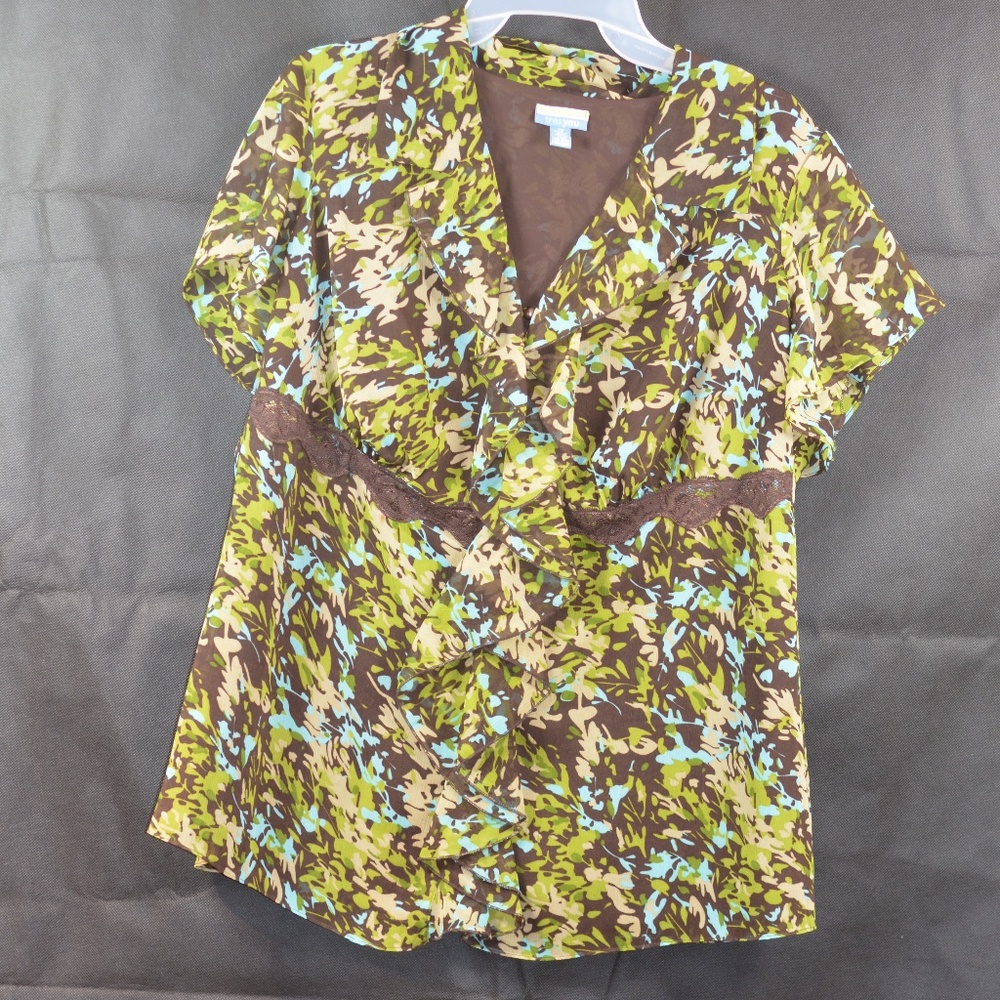Chiffon-Style top SZ 1X
